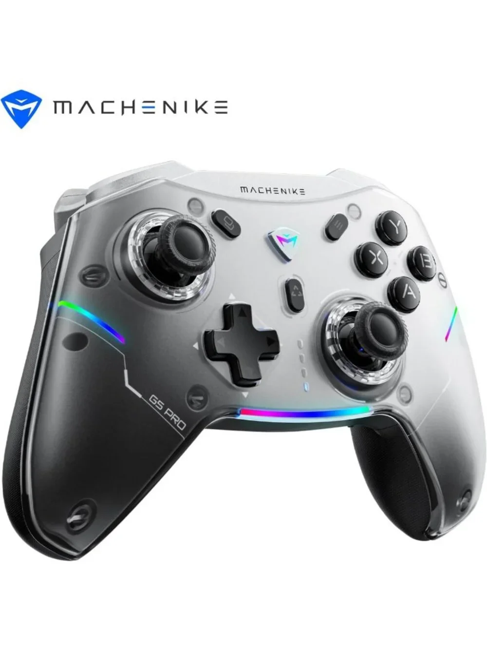 Wireless Gaming Controller for PC, Switch, iOS & Android - RGB Lights, Hall